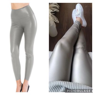 womens faux leather leggings